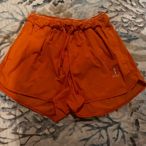 1st Phorm Amplify shorts in orange. Underwear liner. - Picture 1 of 3